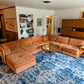 7-piece vintage modular pit sectional by selig of monroe | after milo baughman