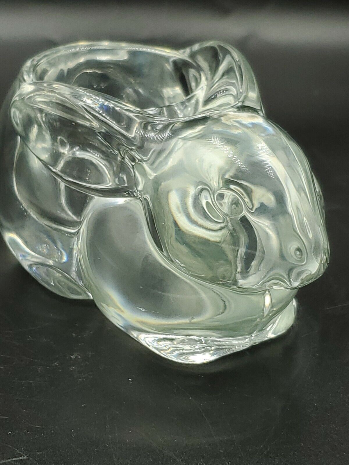 Indiana Glass Bunny Candle Holder